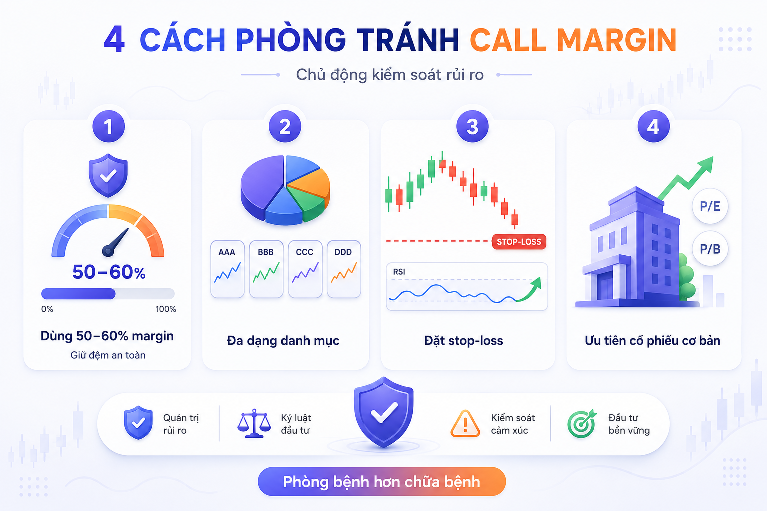 tránh bị call margin chứng khoán